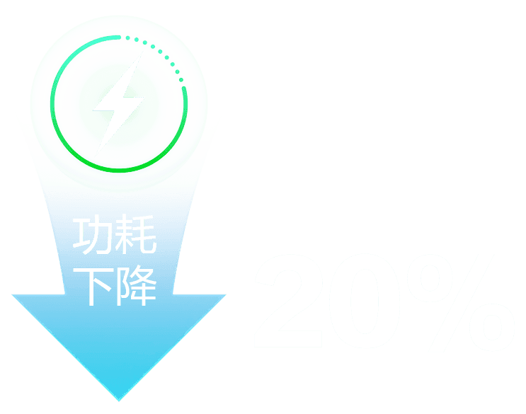 功耗下降