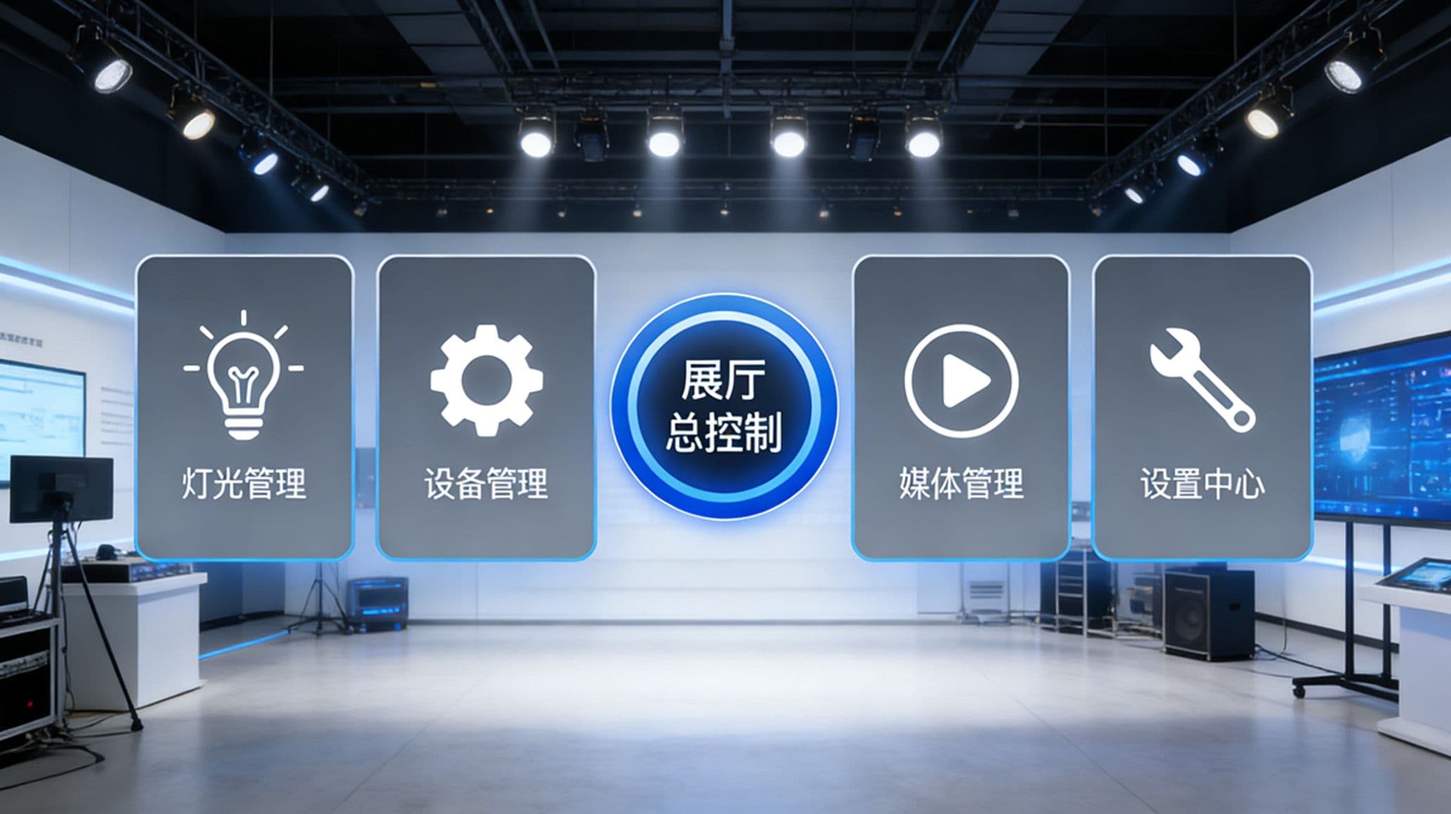 展厅智能中控系统 - FONGVE方威智能解决方案